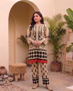 2 Piece Printed Beige Suit Article 5