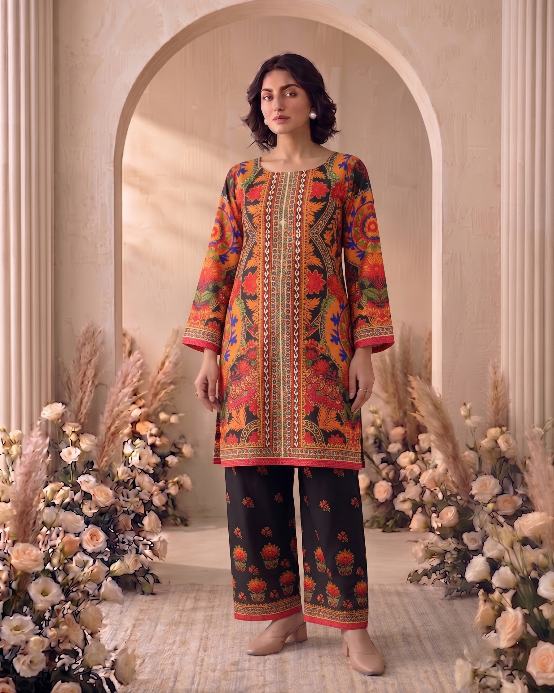 2-piece-printed-maroon-article-1 (2) 2 Piece Printed Maroon Suit Article 1
