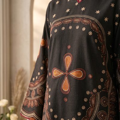 2 Piece Chikan Kari Black Suit – Article 3 Chikan Kari Detail