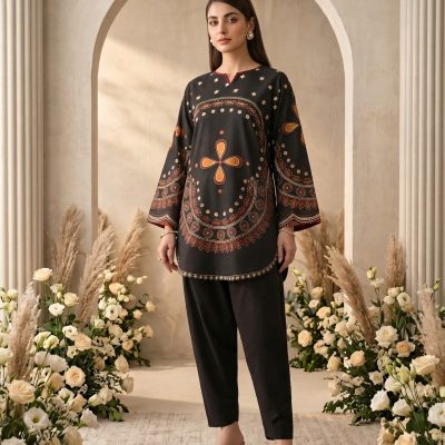 2 Piece Chikan Kari Black Suit Article 3